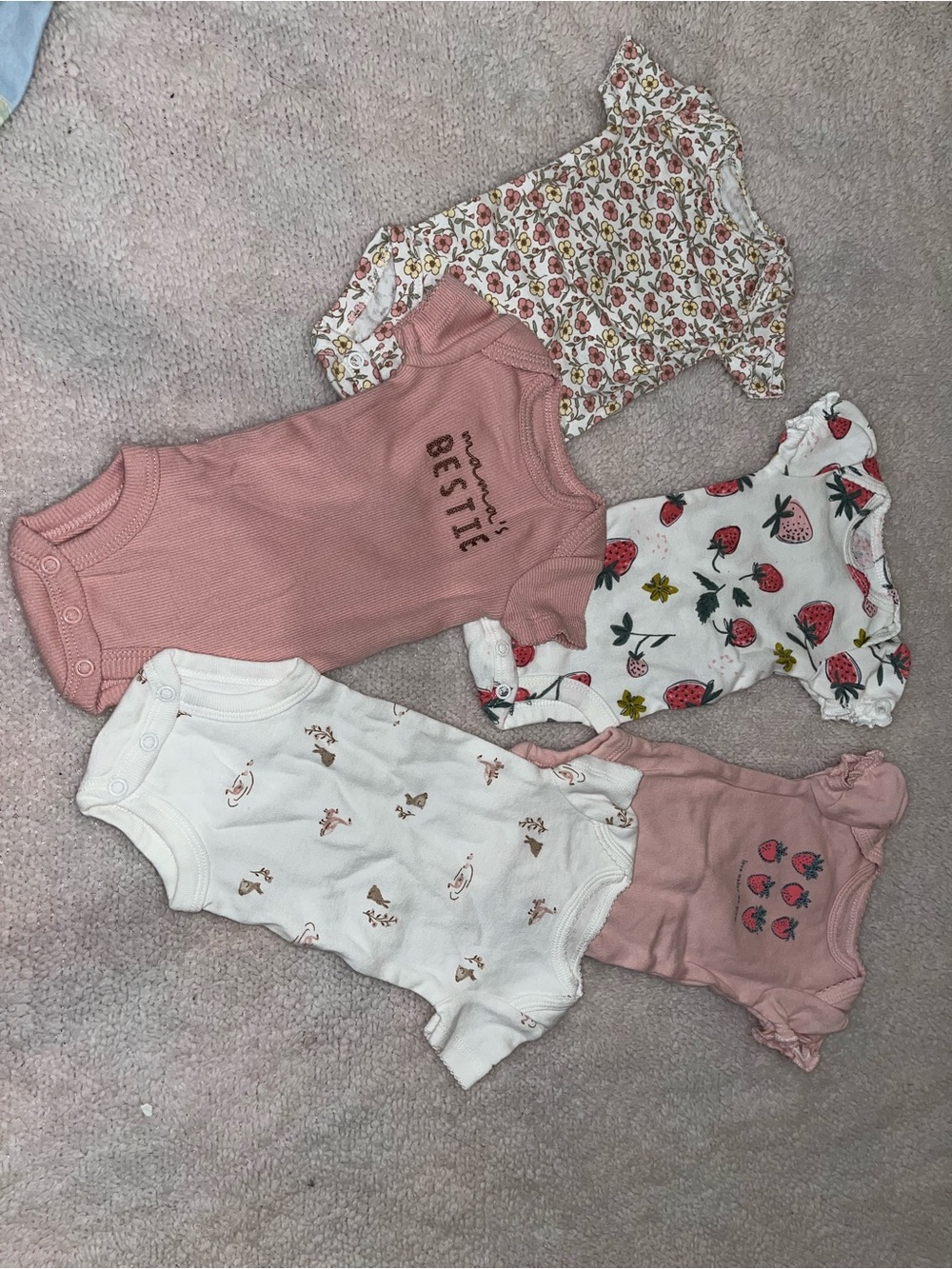 Newborn Babygirl Onesie Bundle